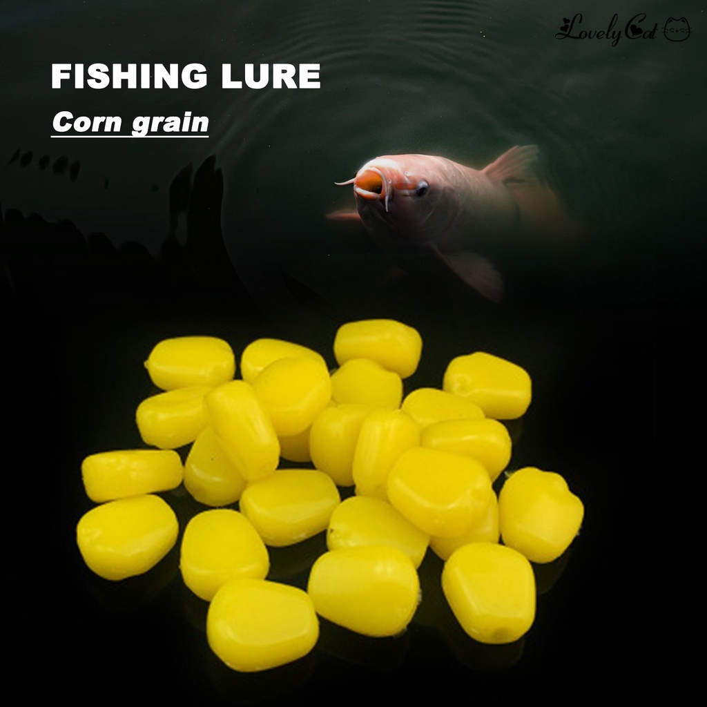 Set 30 Mồi Câu Cá Giả Hình Hạt Bắp Mềm Mại Tiện Dụng