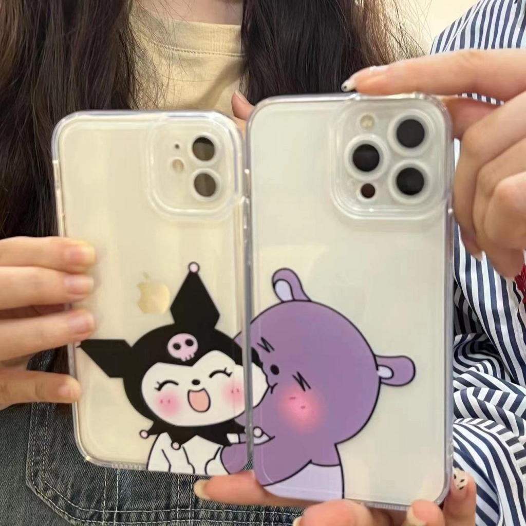 ✅Ốp Điện Thoại Trong Suốt In Hình Kuromax Phong Cách Hoạt Hình Cho iPhone12 / 14 / 13Promax 11 XSMAX XR P9KX