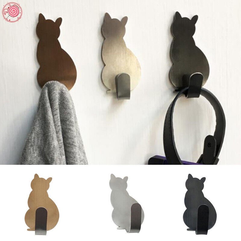 Móc Treo Chìa Khóa Hình Mèo Bằng Kim Loại