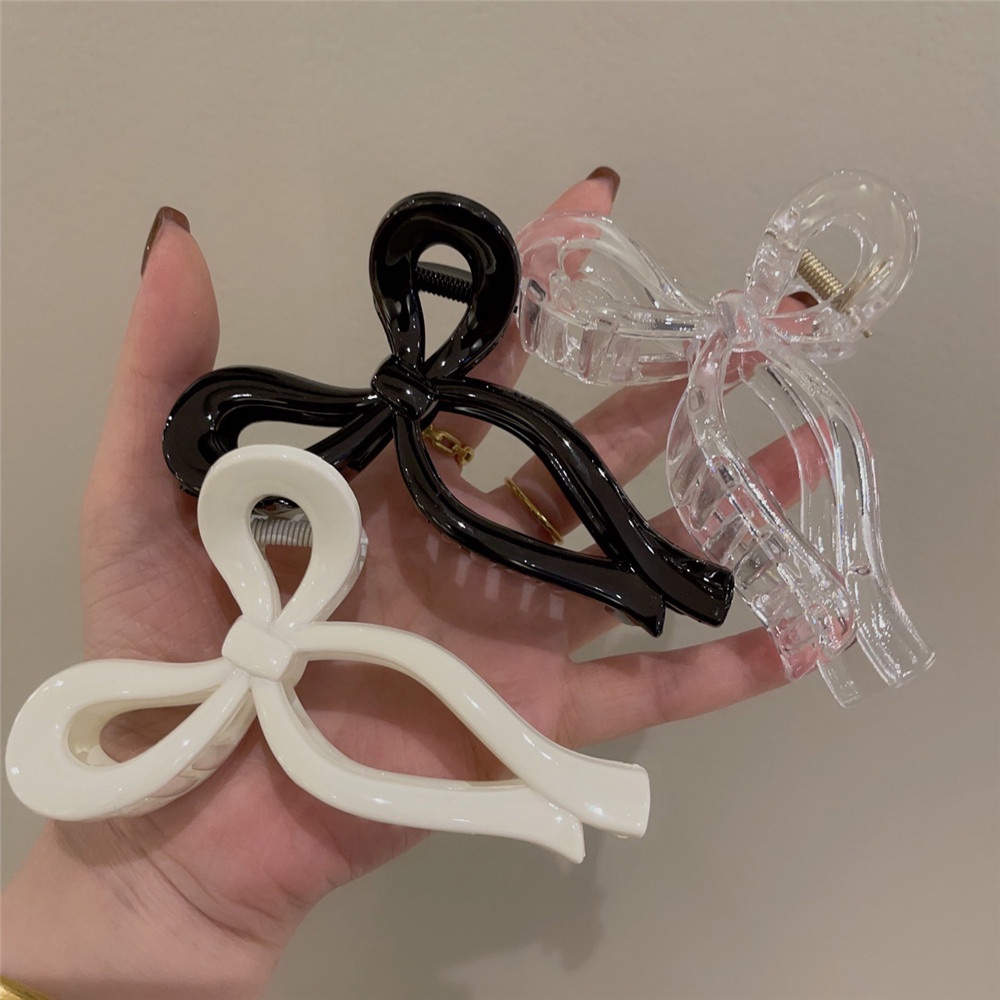 Kẹp Tóc Nơ Màu Sắc Ngọt Ngào Xinh Xắn Cho Nữ