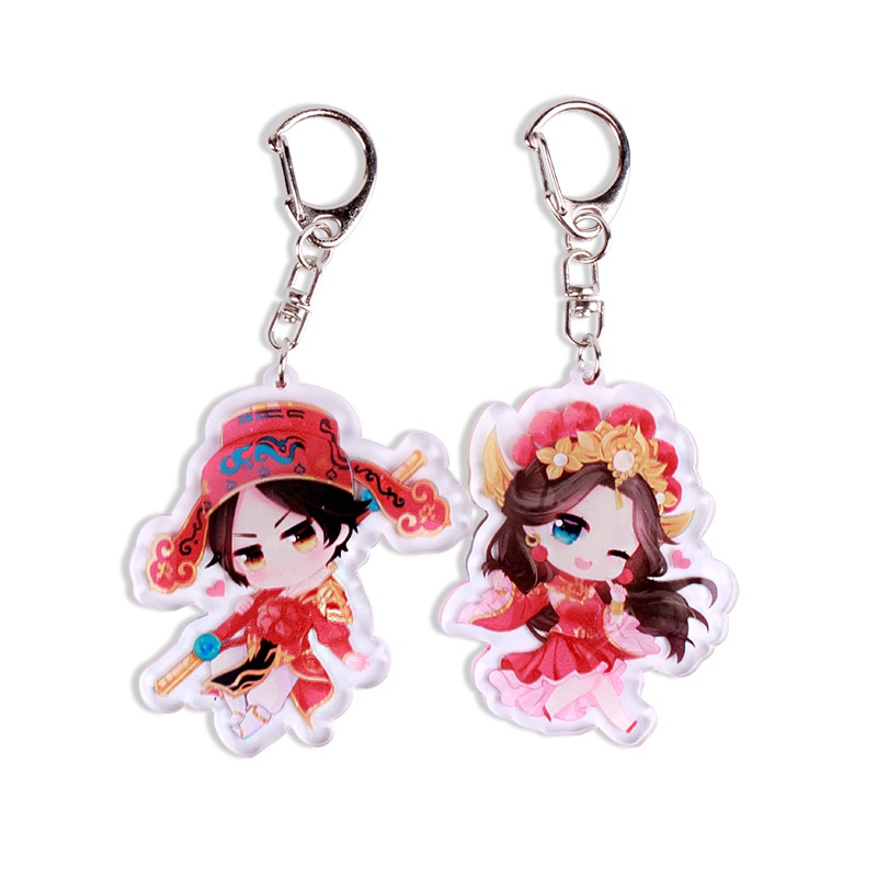 Móc Khóa Hai Lớp Bằng Acrylic Hình Nhân Vật Anime Honor of Kings