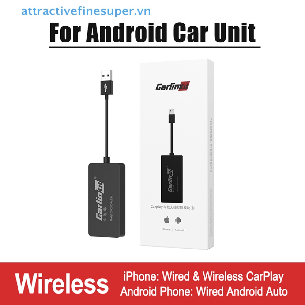 Afs LoadKey & Carlinkit Thiết Bị Thu Phát Tín Hiệu Android Tự Động Không Dây Cho mo HOT