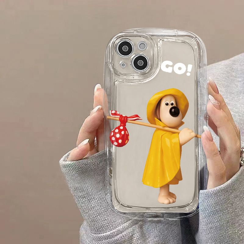 ✅Ốp Điện Thoại Mềm Trong Suốt Hình Cún Dễ Thương Cho iPhone 14promax 13 / 11 12 7 / 8plus T32L 14promax