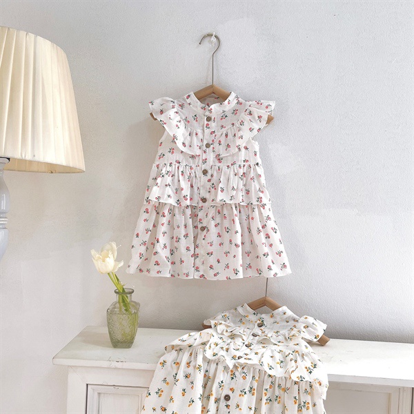 Váy hoa nhí bèo cổ tàu 5054