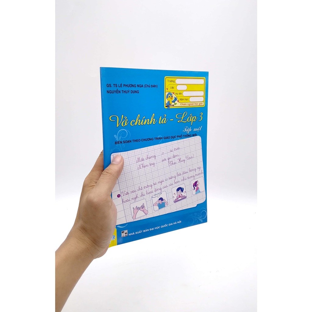 Sách Vở Chính Tả Lớp 3 - Tập 1 (Biên Soạn Theo Chương Trình Giao Dục Phổ Thông Mới)