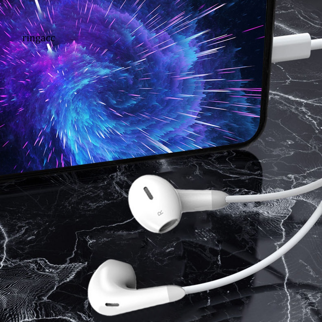 Tai Nghe Nhét Tai RGA ABS Có Dây Kèm Mic Loại C Chuyên Dụng Cho iOS Android Huawei