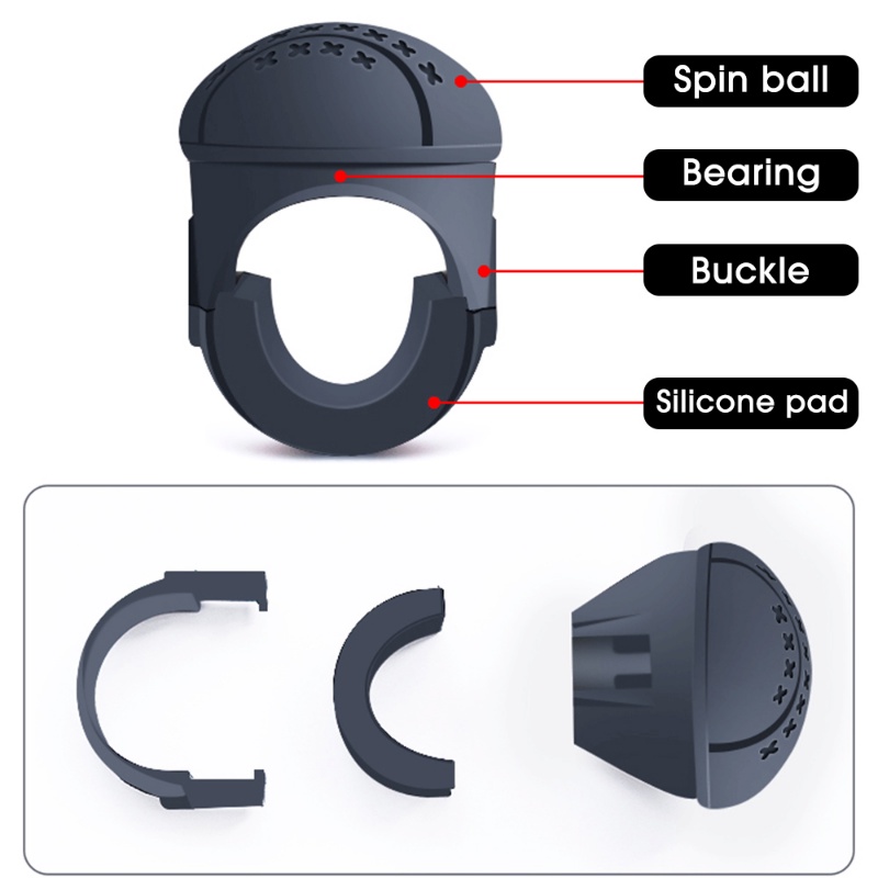 Núm Vặn Điều Khiển Vô Lăng Xe Hơi Tiết Kiệm Sức Lực Xoay 360 Độ Một Lần