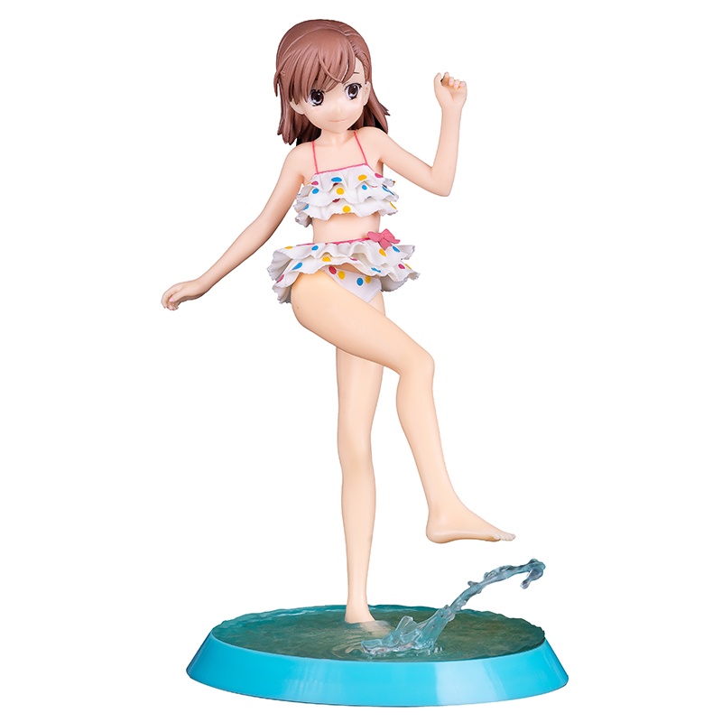 Mô Hình Nhân Vật Toaru Kagaku no Railgun Misaka Mikoto Mặc Đồ Bơi Gợi Cảm 23CM
