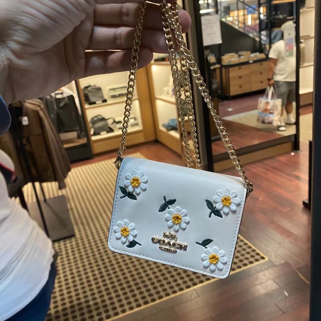 Coach Ví Mini Phối Dây Xích c8091 c6127 c4477