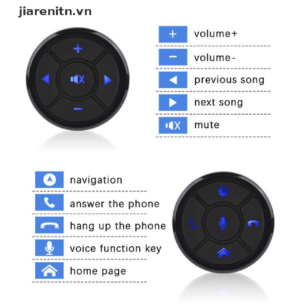 Bộ Điều Khiển Từ Xa 10 Nút Bấm Cho Vô Lăng Xe Hơi