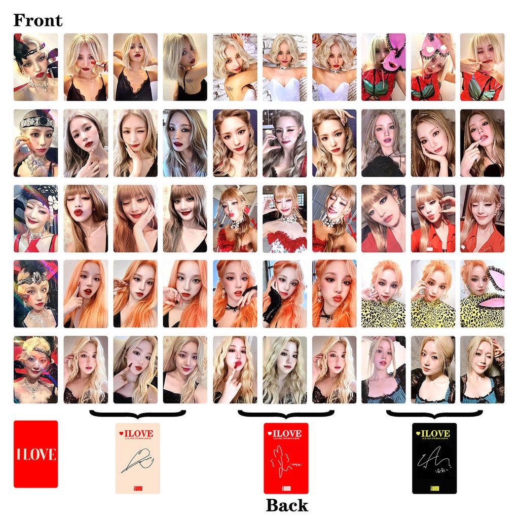 Album I-DLE - 5th mini album "I Love" Thẻ Bài Hát Đặc Biệt Xung Quanh Yuqi