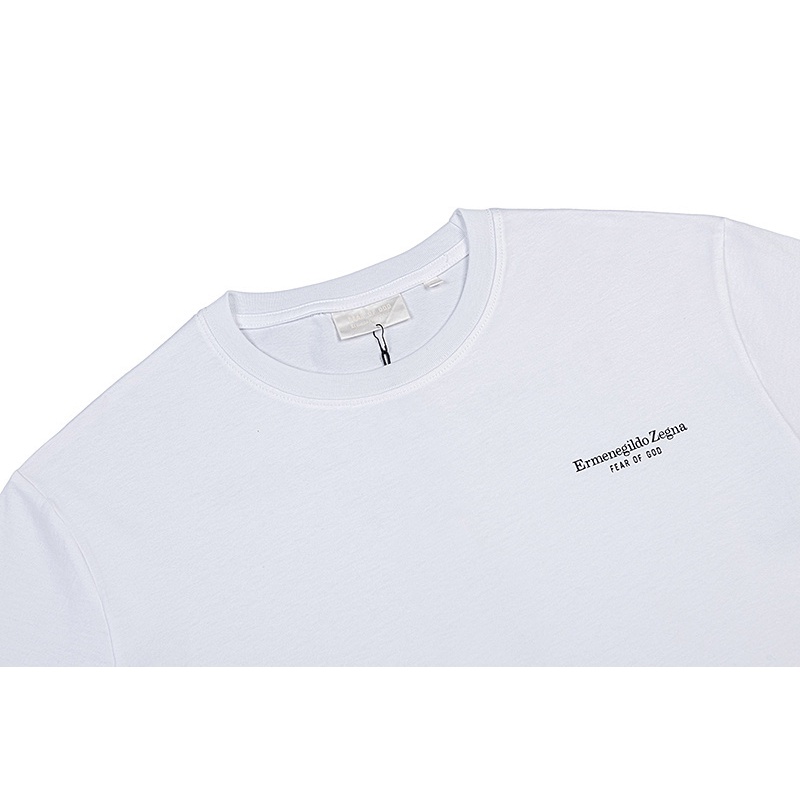 F-o-g- Áo Thun Tay Ngắn Cổ Tròn In Hình Tam Giác Trước Sau Lưng Thoáng Khí Thoải Mái Chất Lượng Cao Thời Trang Mùa Hè