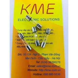 Cầu chì thủy tinh 5a 250v 5x20mm