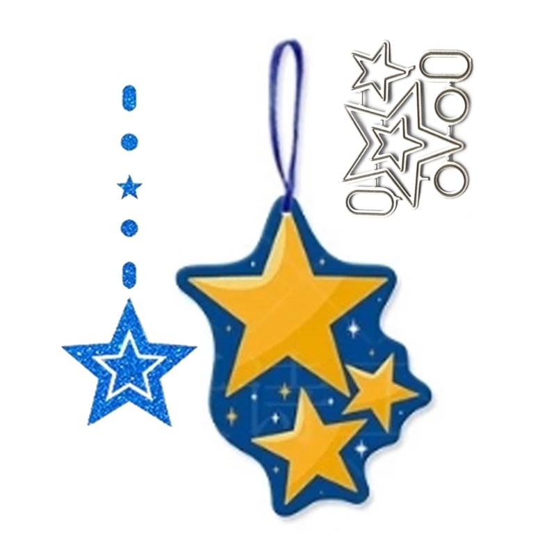 Khuôn Cắt Giấy Kim Loại Trang Trí Họa Tiết Xinh Xắn