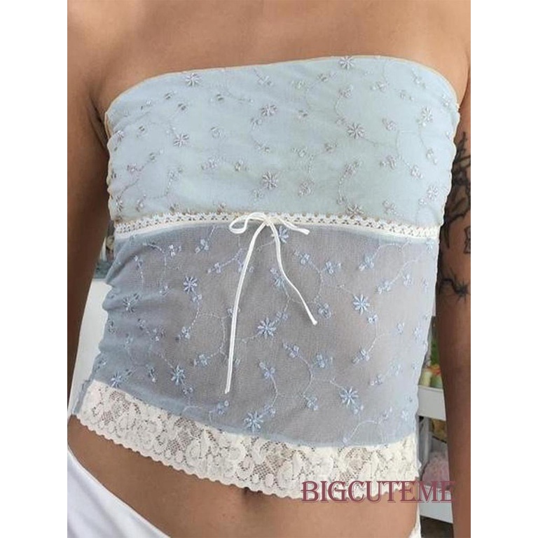 Áo Ống Y2K In Hoa Thời Trang Mùa Hè Vintage Cho Nữ