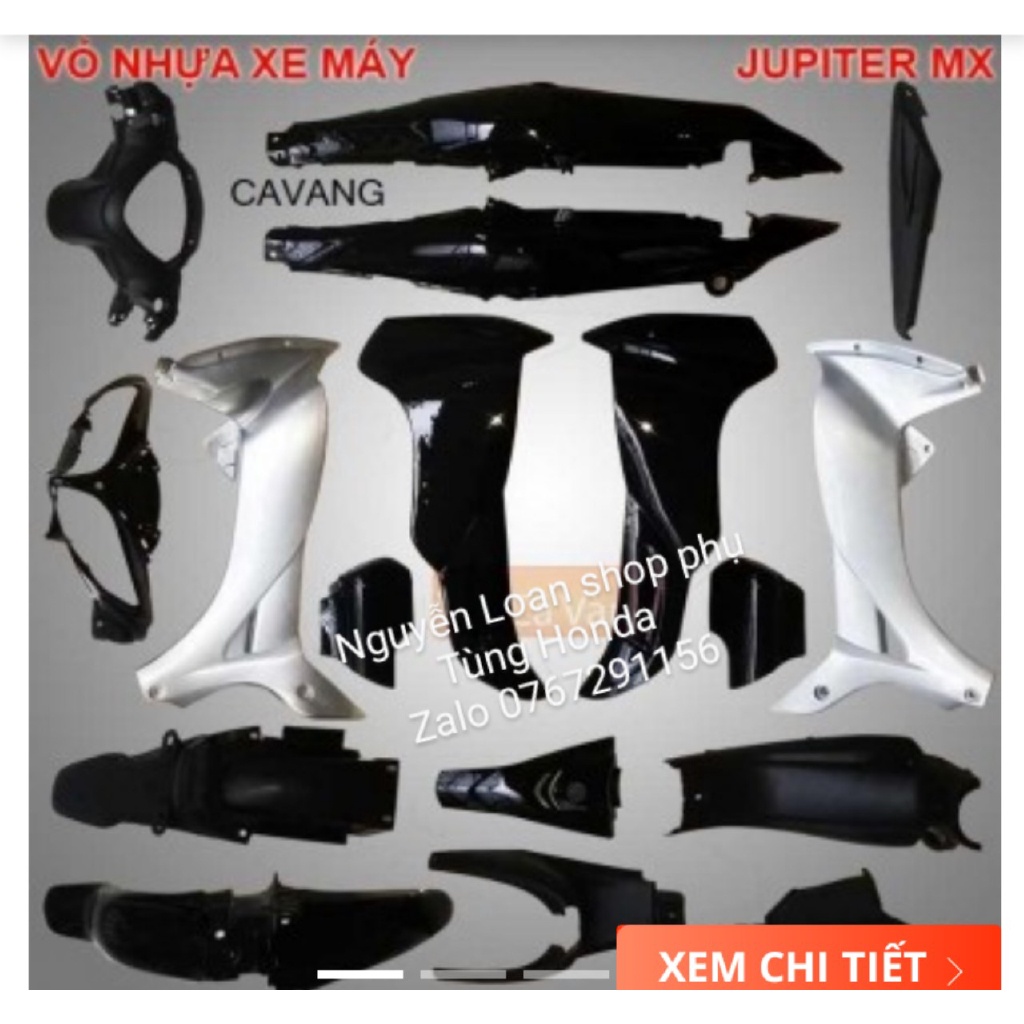 Vỏ nhựa xe máy Yamaha Jupiter MX- Hàng Taiwan UMV CÓ ĐỦ MÀU