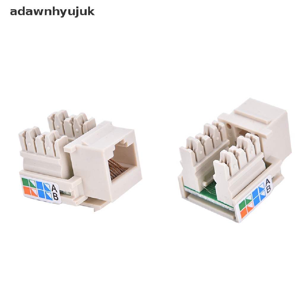 Giắc Cắm Nối Dài RJ45 adawnhyujuk CAT5 RJ45 Mạng Ethernet RJ45 Giắc Cắm Nối Thẳng RJ45 CAT5 RJ45 CAT5 Ethernet RJ45 Màu Trắng Mới Áo Khoác Da Pu Cat5 RJ45 Cat5 RJ45 Cá Tính