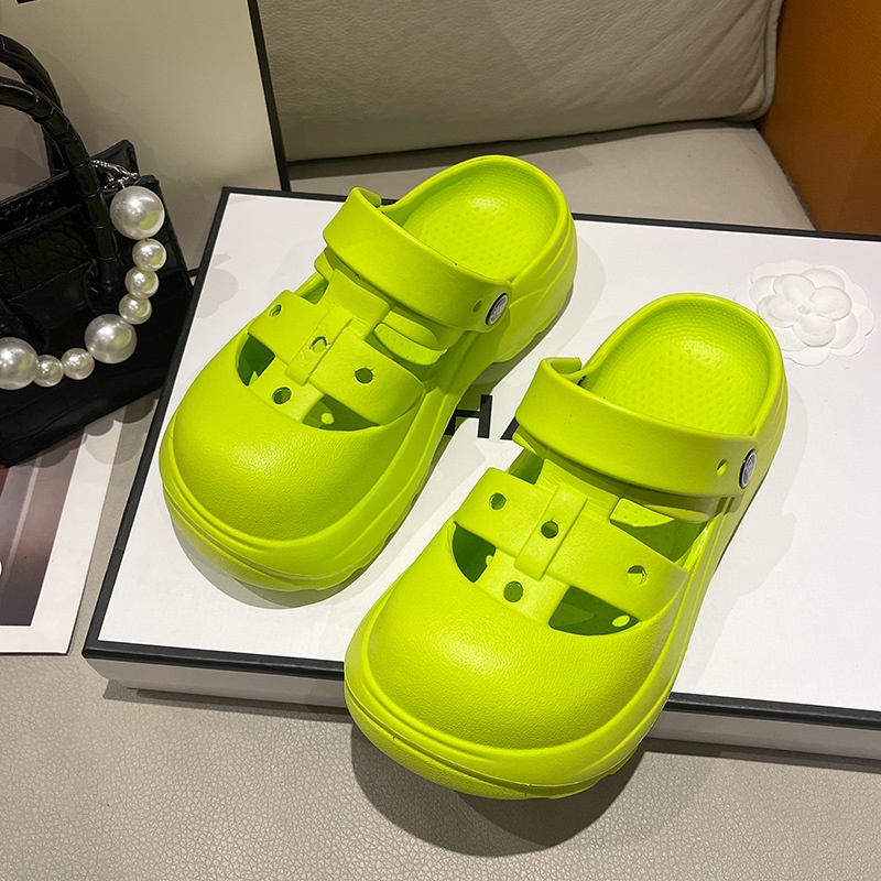 Dép Sandal Đế Dày Hở Ngón Màu Kẹo Ngọt Thời Trang Mùa Hè Dễ Thương Cho Nữ TTH638