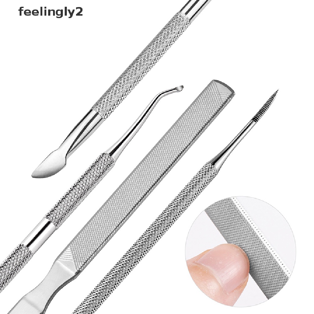 Set 4 Dụng Cụ Làm Móng Loại Bỏ Da Chết Tiện Dụng