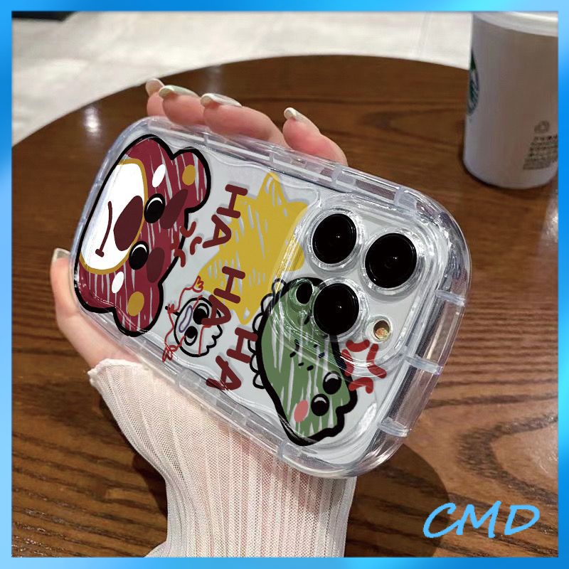 Ốp lưng iphone Hoạt hình dễ thương gấu dâu tây xà phòng đệm khí vỏ mềm Cho Iphone 6 / 6S / 6splus / se / 7 / 7plus / 8 / 8plus / X / xs / xsmax / 11 / 12 / 13 / 14 / Plus / Pro / Pro Max-402