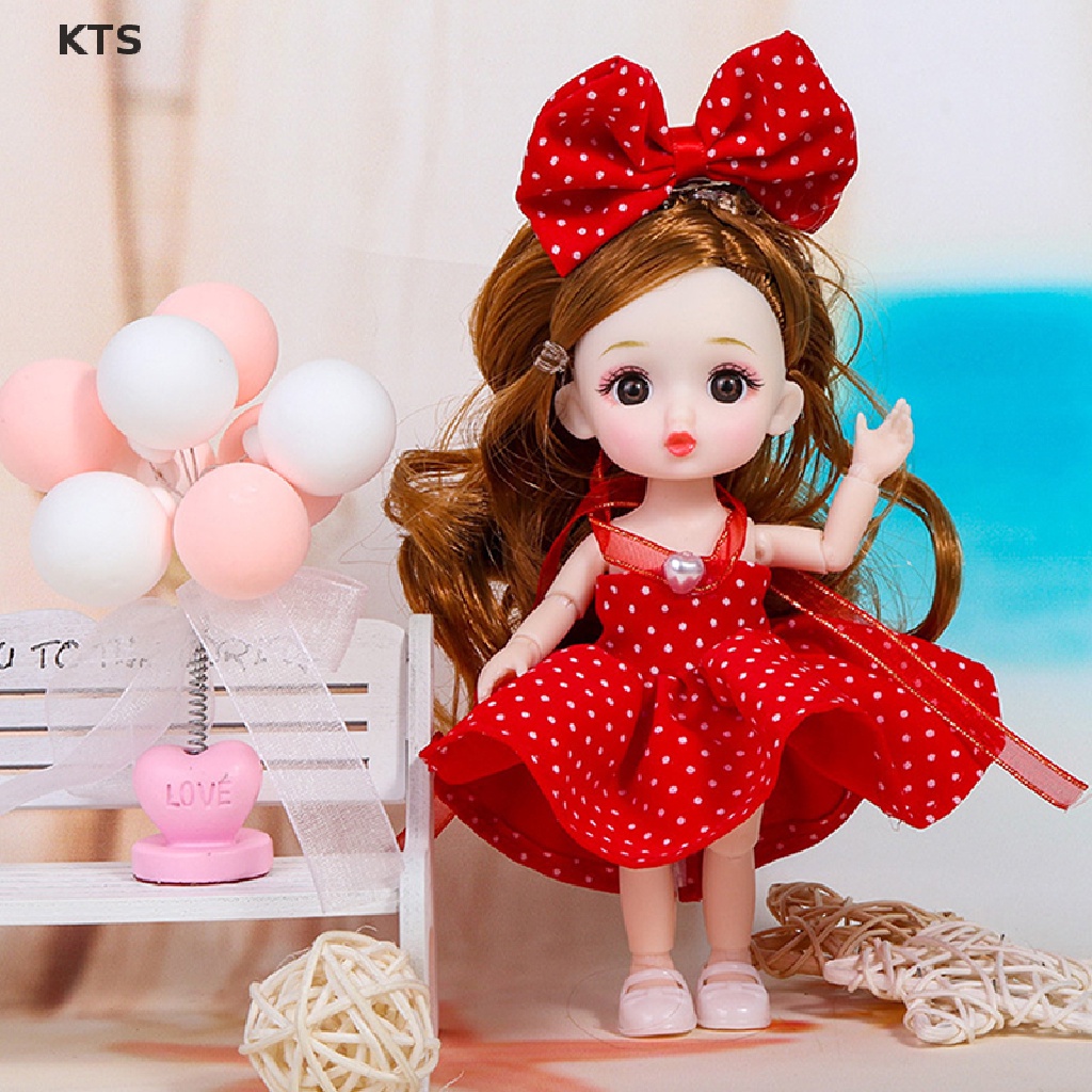 Búp Bê Công Chúa bjd 16cm Kèm Quần Áo ob11 Dễ Thương