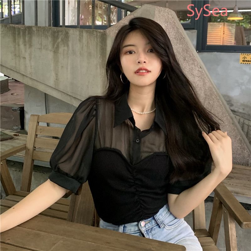 Áo Sơ Mi Voan Thời Trang Mùa Hè Pháp Dành Cho Nữ