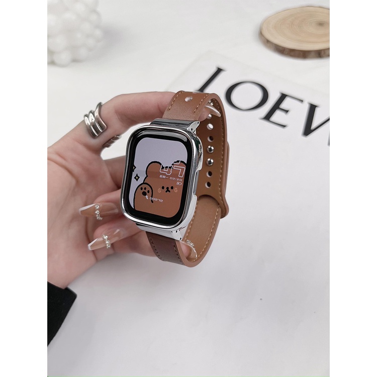 Phù Hợp Dây Đeo Bằng Da Có Khóa Kim Loại Cho Đồng Hồ Thông Minh Redmi Watch 3 / 2 lite / Mi Watch lite Ốp