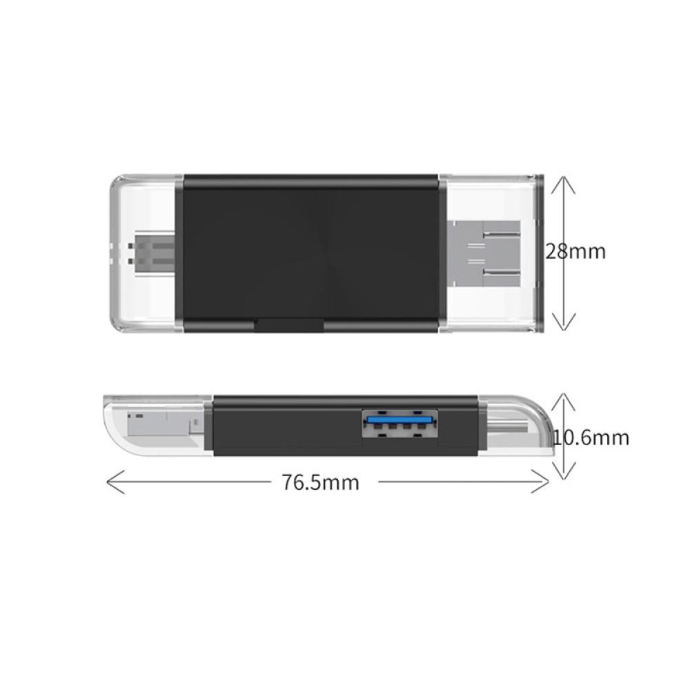 Đầu Đọc Thẻ Nhớ Micro USB2.0 TF E1V6 Hiệu DIGIFOUNDER OTG SD
