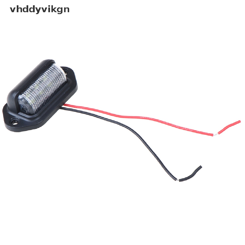 1 Đèn LED 6 Bóng 12V Chống Nước Gắn Biển Số Xe Hơi, Xe Tải, Tàu Thuyền