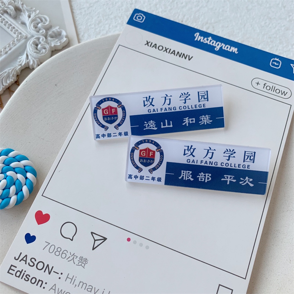 Huy Hiệu Cài Áo Hình Thám Tử Conan DIY Thời Trang