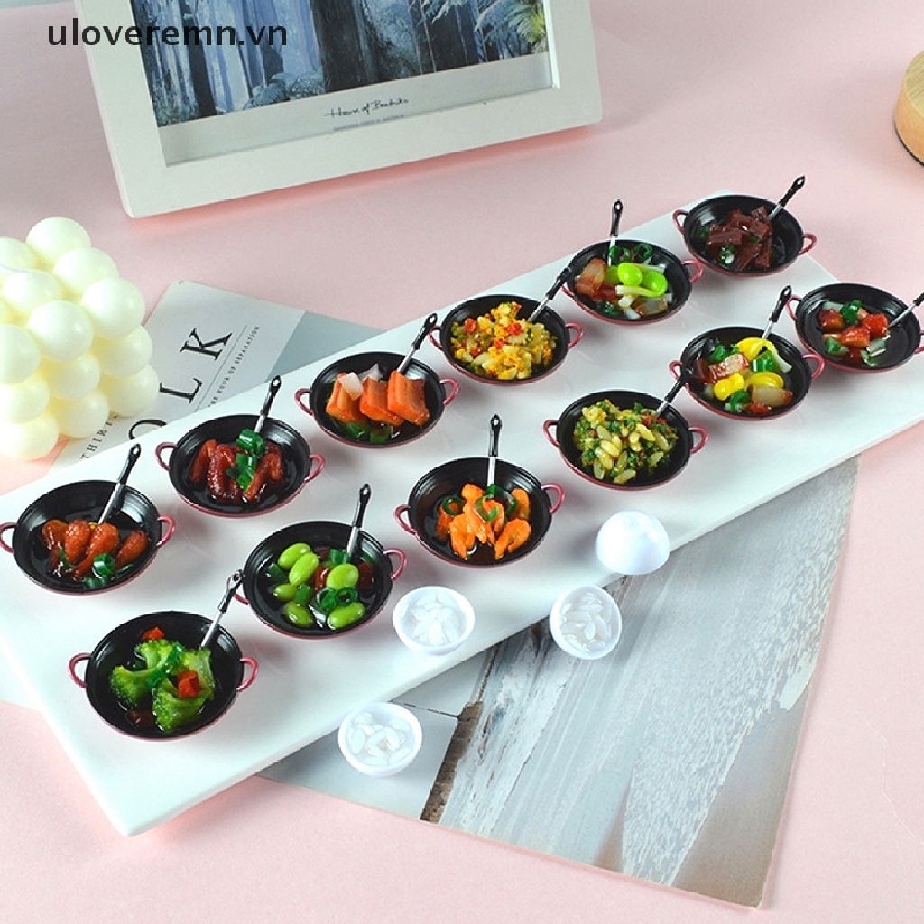 1 Nồi Sắt Mini 1: 12 Dùng Để Chiên Thức Ăn / Rau Củ Trang Trí Nhà Búp Bê