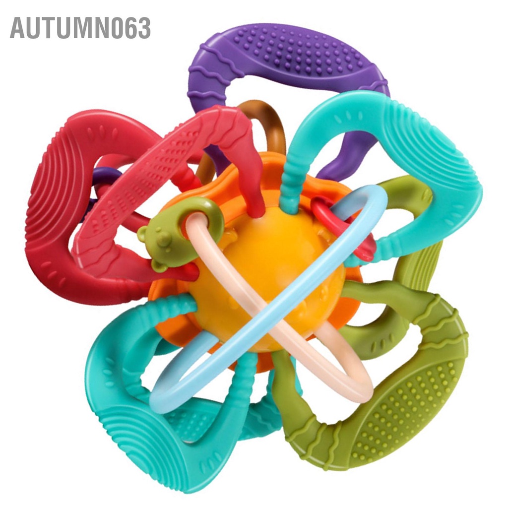Đồ Chơi Lục Lạc Nhiều Màu Sắc An Toàn Cho Bé Mọc Răng