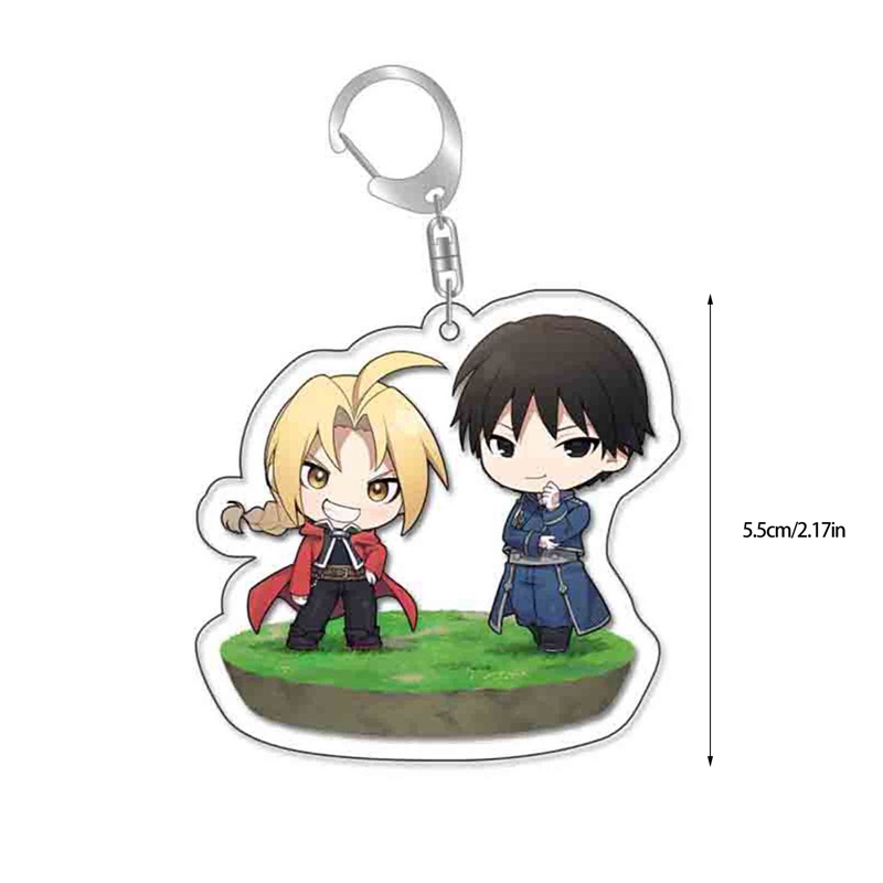 Móc Khóa Acrylic Hình Nhân Vật Hoạt Hình Fullmetal Alchemist