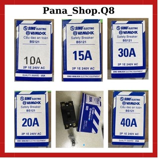 Cầu dao an toàn aptomat át cb cóc sino 10a 15a 20a 30a 40a