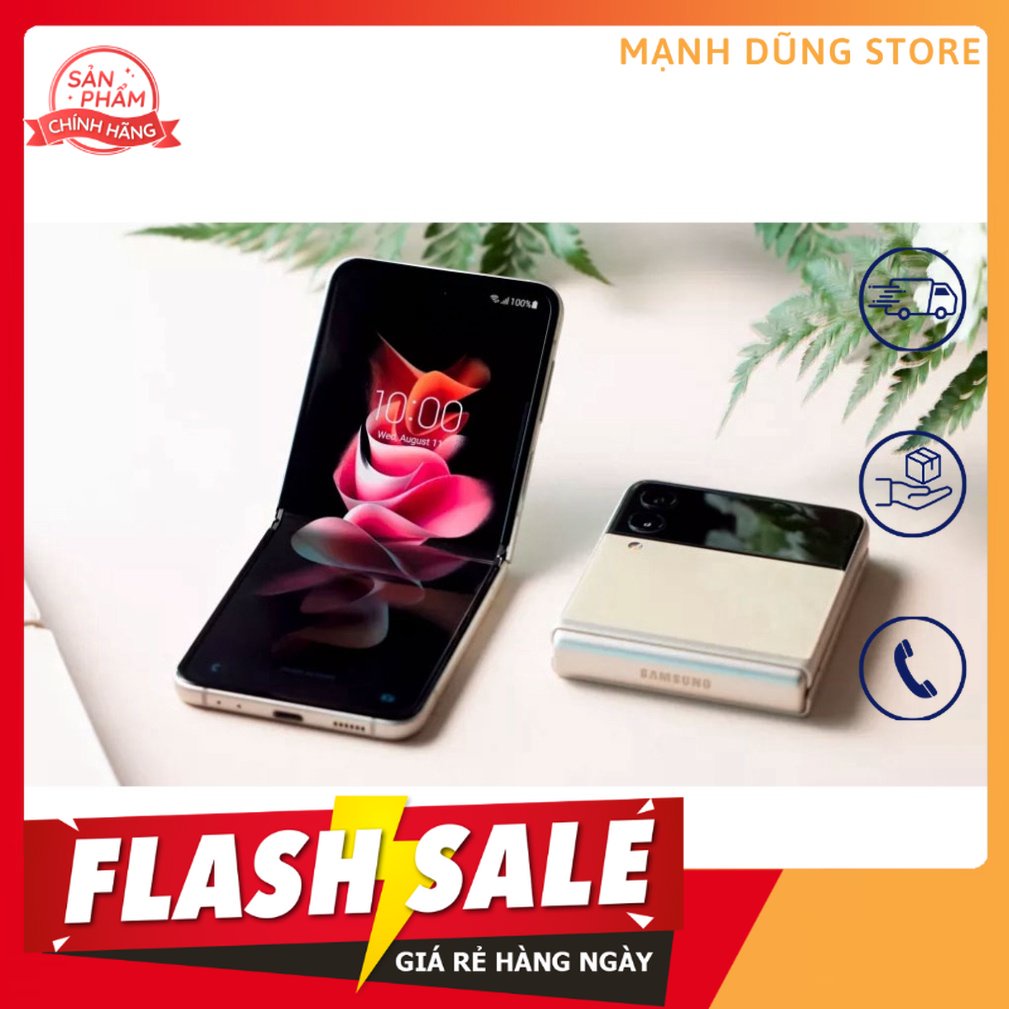Điện thoại Samsung Galaxy Z Flip3 5G 128GB đập hộp mới 100% bh 12 tháng trên toàn quốc