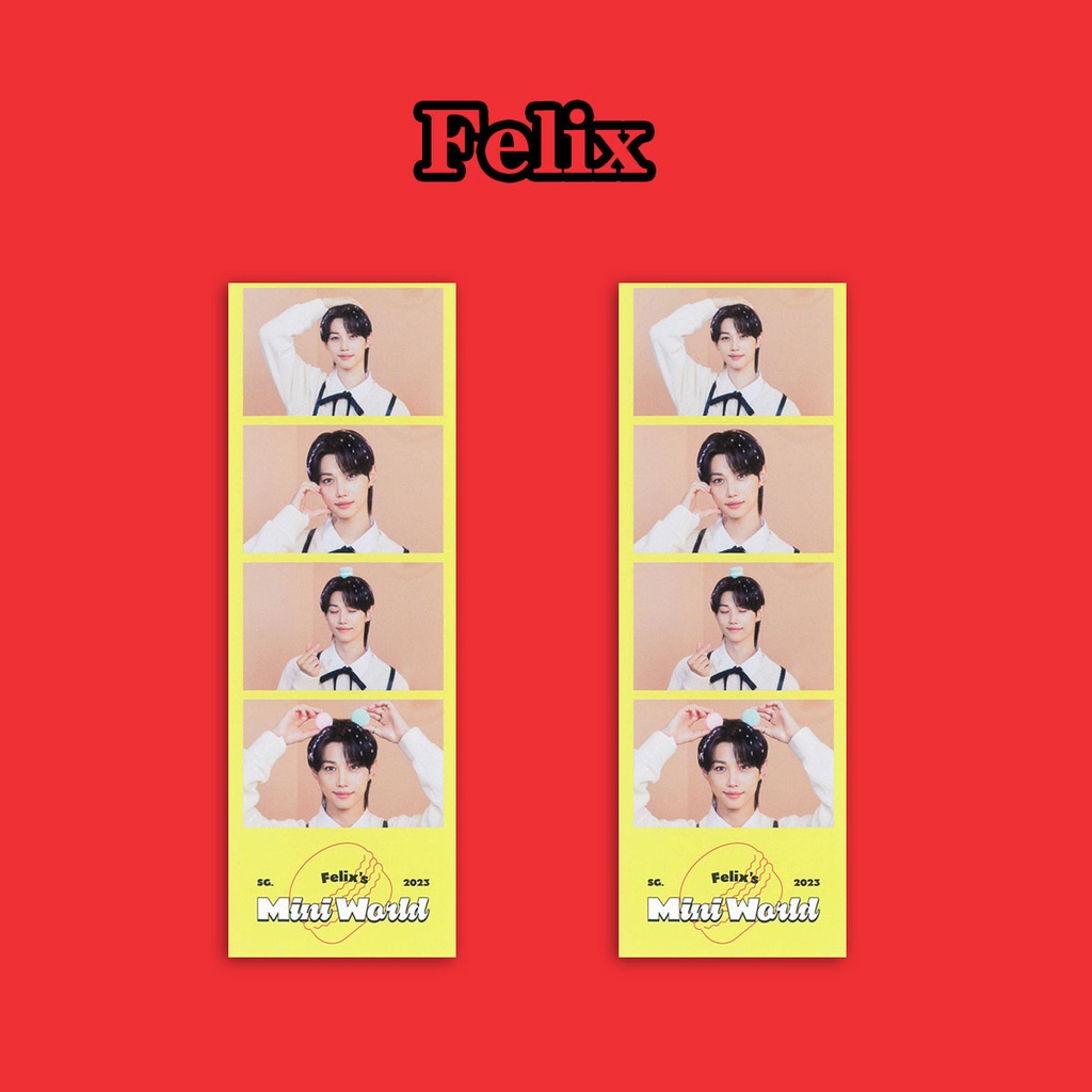 Bộ 8 Thẻ Hình Lomo Nhóm Nhạc STRAY KIDS 2023