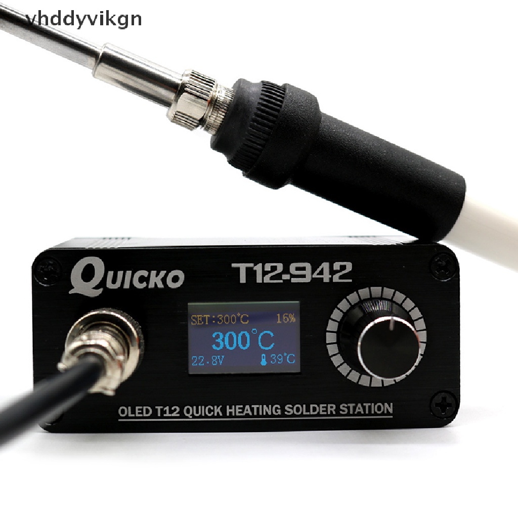 Trạm Hàn Kỹ Thuật Số Mini VHDD T12-942 T12-907 + Đầu T12-K