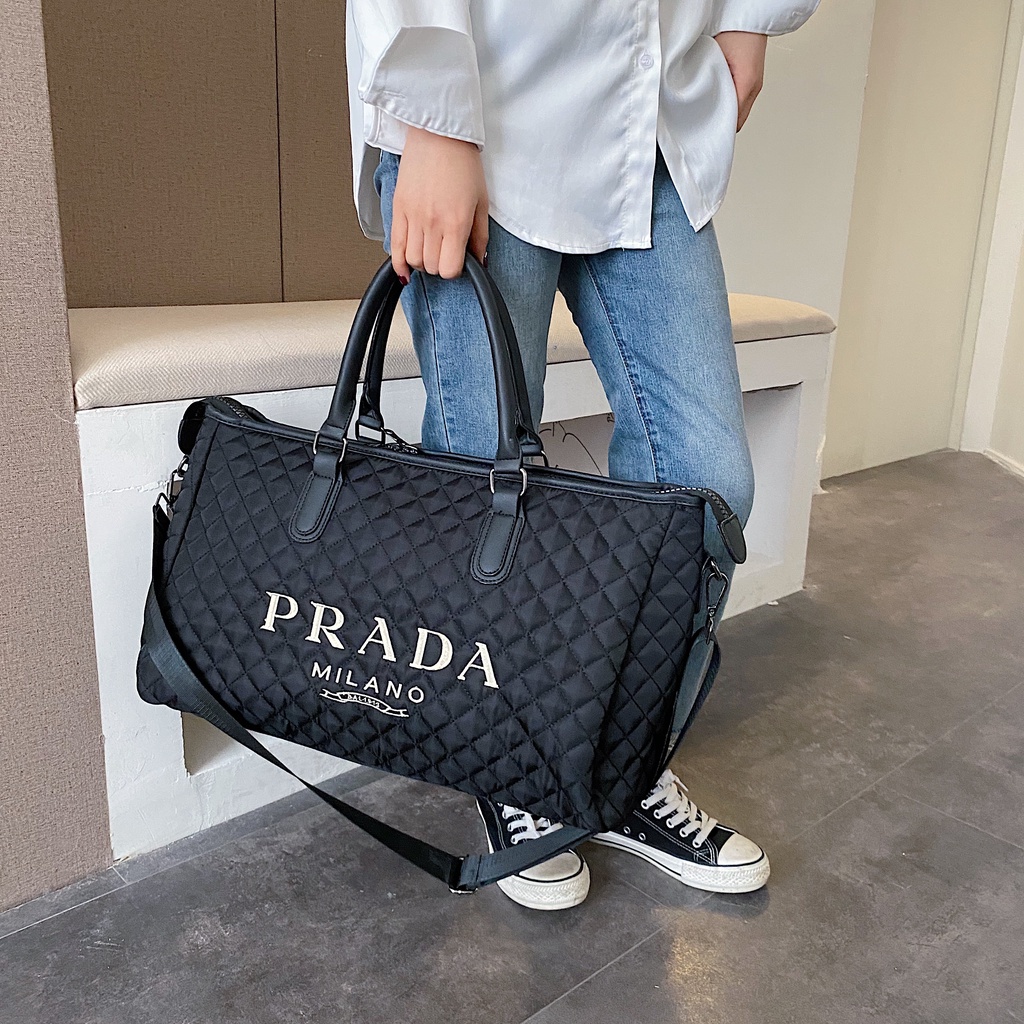 Túi Xách Du Lịch Prada Cỡ Lớn Cao Cấp Tiện Dụng