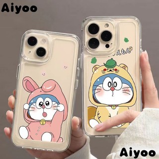 Ốp Lưng Doraemon Thỏ Phong Cách Mới Chống Sốc Dành Cho iPhone 14 13 Pro Max 12 11 Xr 7 8 Plus 6S SE 2022