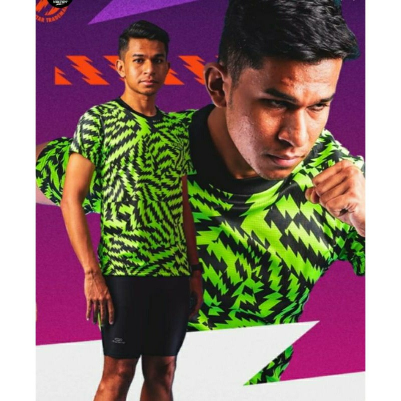 Halilintar Mảnh Vỡ JERSEY Màu Xanh Lá Cây NEON