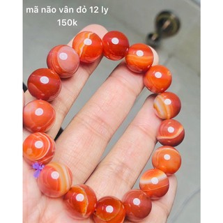 Vòng tay mã não vân đỏ đẹp và sang trọng - đá tư nhiên, đá phong thuy