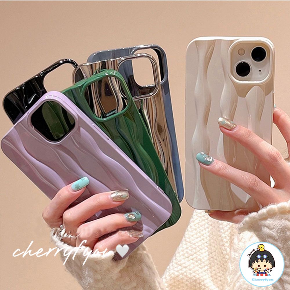 Ốp Điện Thoại TPU Mềm Chống Sốc Màu Trơn 3D Có Thể Gấp Gọn Cho IPhone 11 12 13 14 Pro Max