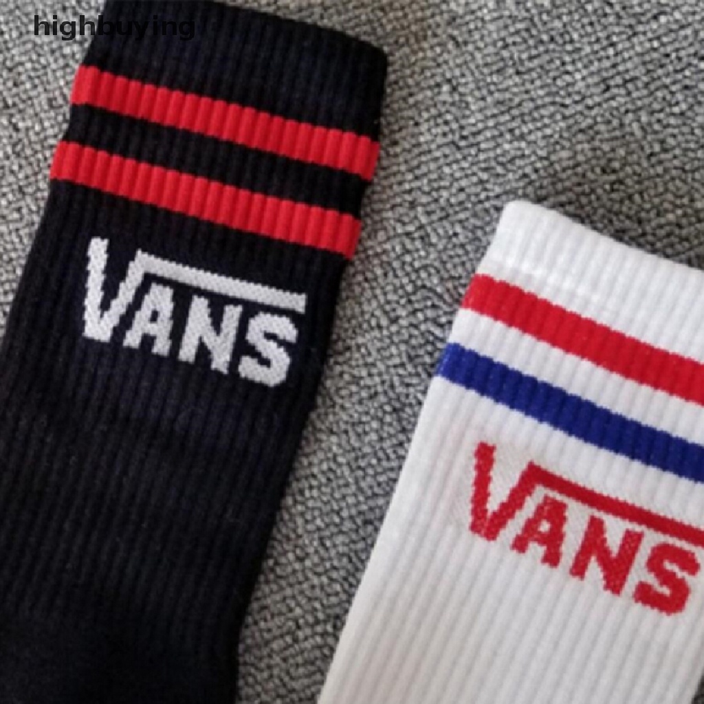 Vớ Cotton Mềm Mại In Chữ Phong Cách Thể Thao Cho Cặp Đôi