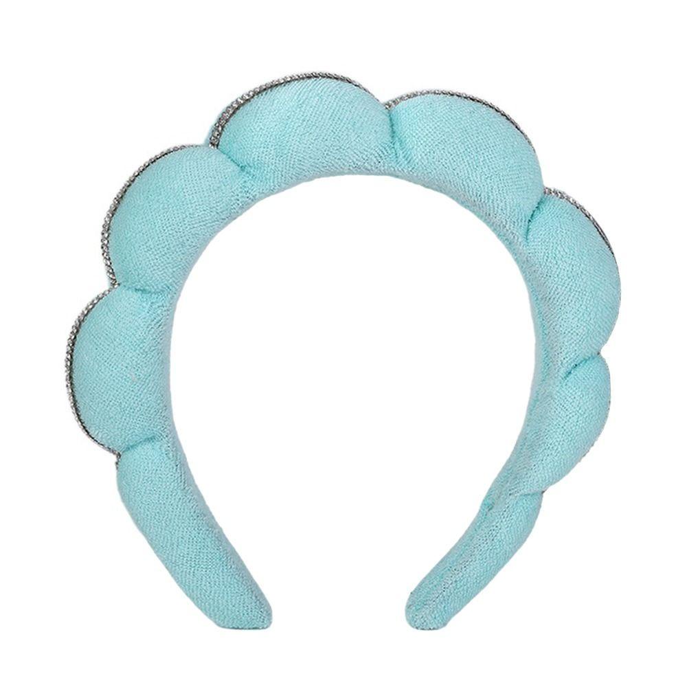 MAXG Băng Đô Cài Tóc Bằng Xốp Màu Sắc Trơn Dành Cho Spa