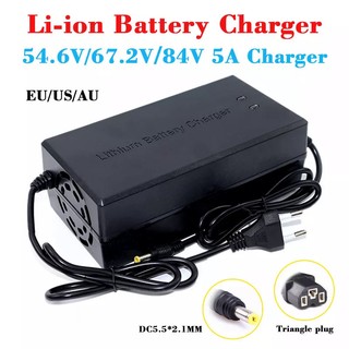 Bộ sạc pin lithium 54.6v / 67.2v / 84v 5a 48v 60v 72v 5a 110-220v cho xe scooter 13s 16s 20s 20a