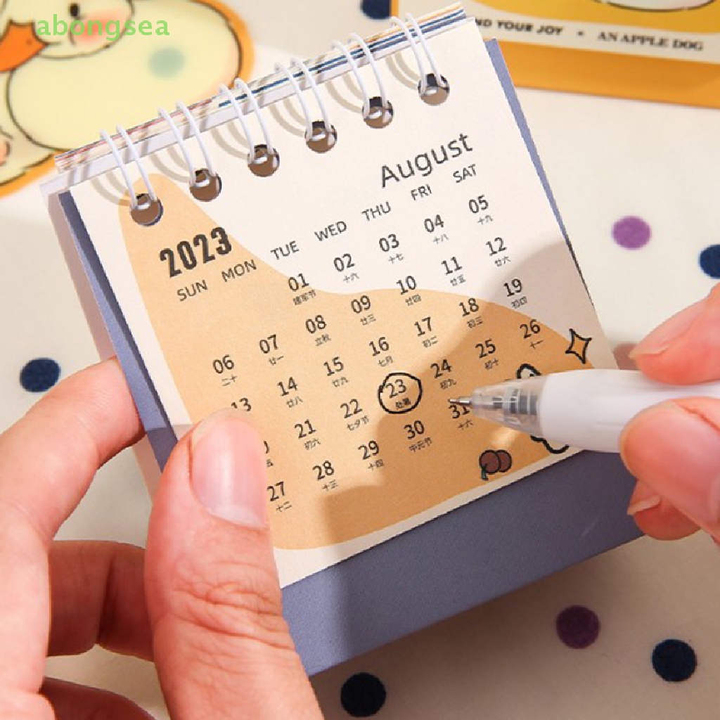 Lịch Để Bàn 2023 Mini Hình Thỏ Dễ Thương