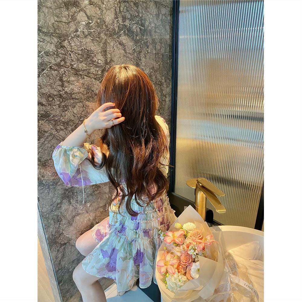 Đầm Tím Cao Cấp Thanh Lịch Thời Trang Hè Kiểu Pháp Cho Nữ