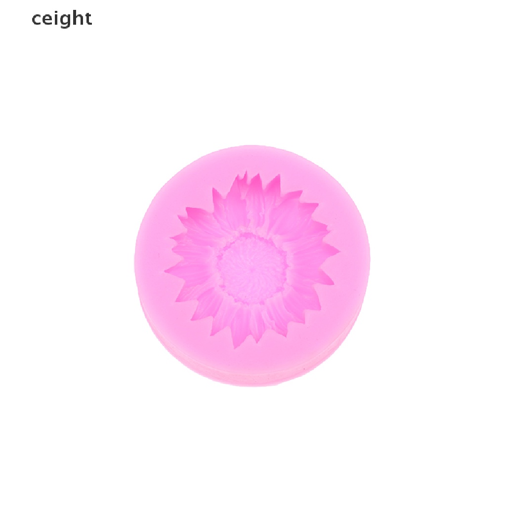 1 Khuôn Silicon Làm Xà Phòng Hình Hoa Hướng Dương 3D DIY
