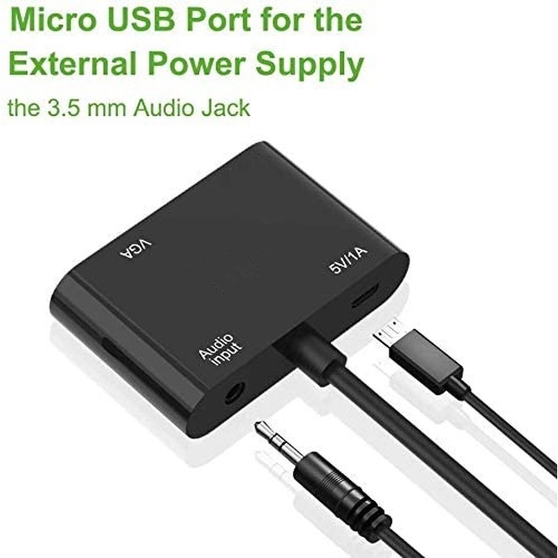 Bộ ChuyểN ĐổI HDMI-Compable Sang 4K Hd Vga 1080p, VớI Giắc CắM 3.5mm Cho MàN HìNh PC HDTV