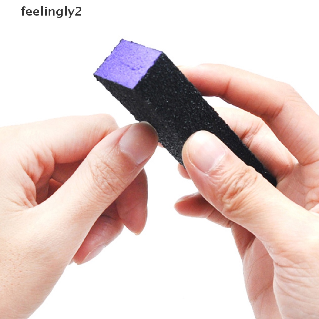 [Hàng Có Sẵn] Bộ 10 Khối Dũa Móng Tay Sáng Bóng (F)